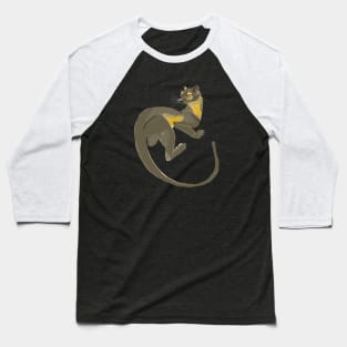 Fossa Wild Art Baseball T-Shirt